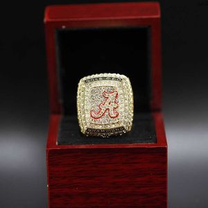 Anneaux de bande Ncaa 2018 Bague de champion de l'Université d'Alabama Fans de conception de diamants multicouches V04m