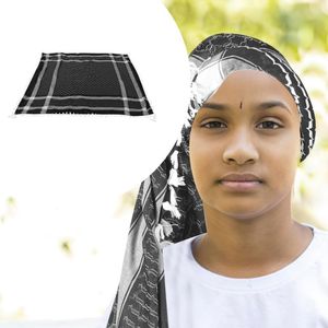 Bandanas Arab Head Scarf For Men Tassel Headwear Square Headwrap