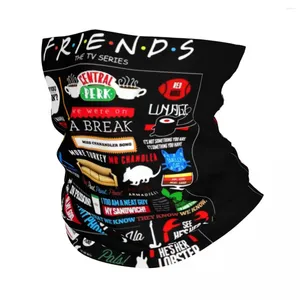 Bandanas Friends Logo Símbolo Cuello Polaina Mujeres Hombres Protección UV Invierno Clásico TV Show Bandana Bufanda Para Senderismo