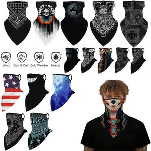 Bandanas coupe-vent pour l'extérieur, bandeau multifonction, écharpe, cache-tête, visage, cou, cagoule de cyclisme