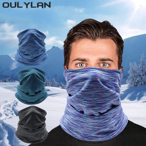 Bandanas Oulylan Moto Demi-Masque Écharpe Équitation Biker Coupe-Vent En Plein Air Hiver Chaud Polaire Foulards Couverture De Ski