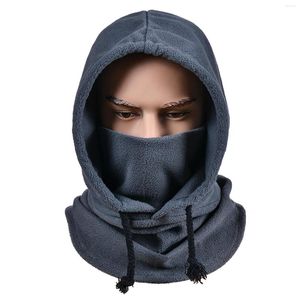 Bandanas Winter Warm Polar Fleece Sports Cap Face Cover Neck Warmer Ski Mask Scarf For Men Cycling Skiing Motorcycling 2022