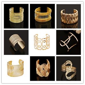 Brazalete 1 Uds joyería de moda pulsera de alambre de hierro de alta gama y apertura generosa de alta calidad