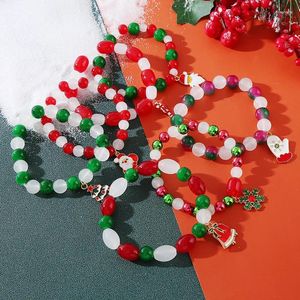 Bracelet De Noël Charme Bracelets De Noël Pour Femmes Et Hommes Père Noël Bijoux Cadeau 1 pièces En Gros