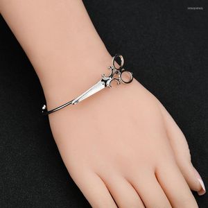 Brazalete Tijeras artesanales Pulseras decorativas Hombres y mujeres salvajes Joyería abierta simple DirectBangle Inte22