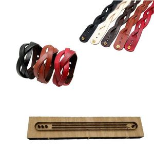 Bangle Leather Die Cut Punch Machine para pulseras trenzadas Pulseras de cuero para hombres Wrap Bangle