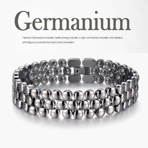 Bracelet Mesinya 99,9998% perles allemandes bracelet en titane énergie bracelet thérapeutique sain pour hommes femmes cadeau pratique coffret à bijoux 240319
