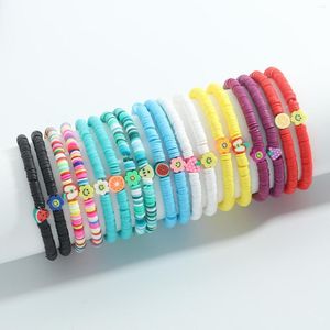 Brazalete Miwens colorido Heishi pulsera conjunto para mujer 2022 verano fruta flor sandía con cuentas arcilla polimérica joyería al por mayor