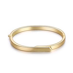 Bracelet ORNAPEADIA-vente d'un mot brillant Simple ouverture Boutique Bracelet en alliage pour femmes bijoux bracelets en gros