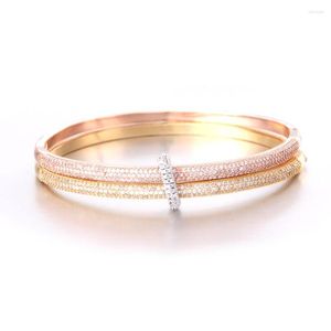 Brazalete Gemelos Pareja Color mezclado Cristal Venta Pulsera de moda Joyas para la venta Bijoux