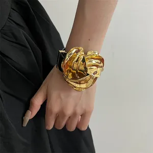 Bracelet de fleur en cuir punk xialuoke punk pour femmes