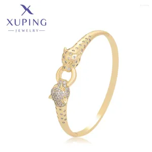 Bracelet Xuping bijoux arrivée à la mode exquise mode Punk couleur or clair pour les femmes cadeaux de fête d'anniversaire X000721928