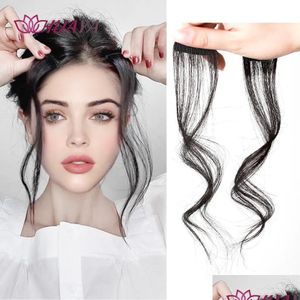 Bangs Bangs Huaya Synthetische Haarspangen Vorderseite Lange Gefälschte Fransen Clip In Extensions Zubehör Für Frauen 231006 Haarprodukte Haar Dhkg6