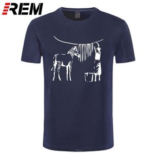 Banksy Zebra T-shirt imprimé à manches courtes S-3XL cadeau normal mode été photos 210716