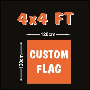 Banner Flags 4x4ft Diseño personalizado Decoración de la pared Hanging Rock Music Posters Fans Polyester Drop Flags Banners 230814