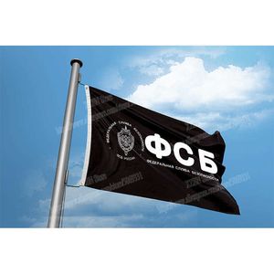 Bannière Drapeaux Russe KGB Federal Security Service Drapeau Militaire FSB 3ft x 5ft Polesyter Bannière Volant 150 * 90cm Drapeau Personnalisé Extérieur G230524