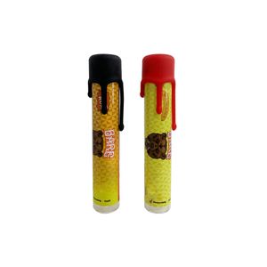 Barewoods Joints Pre-roll Blunt Glass Tube with Colorful Silicon Cap Packwoods Sticker Labels Packaging Dry Herb Dank Vapes