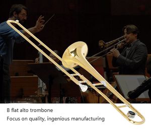 Barytons Tubas si bémol alto trombone tirer corne en laiton instrument à vent occidental