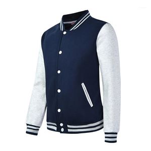 Chaquetas para hombres Hombres de béisbol 2021 Mujeres Moda Slim Fit College Varsity Coat Streater de mujer Imprima su propio diseño Logo1