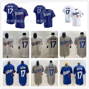 Baseball Jersey Dodgers OHTANI Cardigan Broided Broidered Courte Couvure T-shirt
