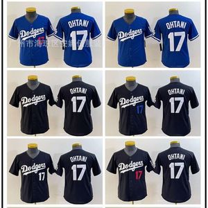 Baseball Jerseys Jogging Clothing 2024 Dodgers Kids 'Jersey Fan Edition No.17 Ohtani Broidered Japan Team Shohei Otani