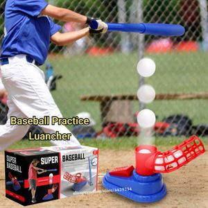 Jeu de formation des compétences de baseball set lanceur de balle à succès Home Run Practice en toute sécurité Sports Sports Toy en plein air pour enfants Boy Girl 240327