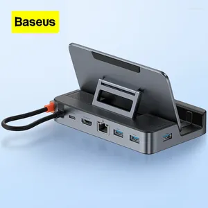 Le convertisseur HDMI multifonction Baseus 6 en 1 est Applicable à Steamdeck USB 3.0 écran de Projection de jeu souris HUB Station d'accueil