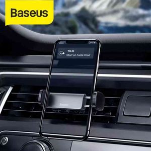 Baseus – Mini grille d'aération de voiture, support Mobile réglable à 360 degrés, support Super Stable pour iPhone 12 11 Pro Huawei