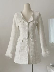 Robes décontractées de base automne hiver femmes longue veste manteau mini robes de soirée dames vêtements d'extérieur cortos vestidos para mujer chaquetas 231102