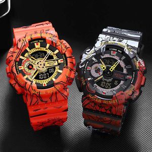 Reloj deportivo BASID para hombre, relojes de pulsera de lujo de primeras marcas resistentes al agua, relojes digitales para regalo, moda de caballero de choque 2107283029