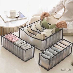 Basket Storage Baskets Clothes Storage Box Closet Separation Organizers Underwear Bra Sock Clothes Pants Compartment Boxes Home Storage