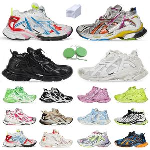 Runner 7.0 hommes femmes chaussures décontractées transmettent des entraîneurs de sens basket piste 7 de qualité supérieure triple noir blanc rose bleu beige déconstruction mens entraîneur sportive baskets sportives