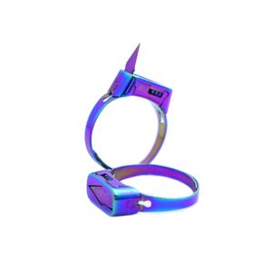 Lot Dream Keeper nouveau Couple mode coloré violet d'urgence loup défense anneau