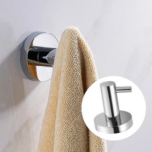 Ensemble d'accessoires de bain porte-manteau et porte-chapeau en acier inoxydable blanc noir Surface enduite de poudre réutilisable sans couture placard robes bâton sur crochet