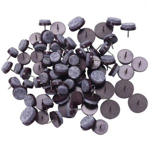 Mattes de bain 85pcs marron Brown Tabillons de feuilles anti-clignotant