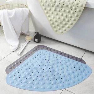 Mattes de bain en forme de ventilateur secteur anti-glissement