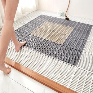 Las alfombrillas de baño Nim Diy Splice TPE El tamaño de la alfombra de baño se puede cortar el pie del baño antideslizante y resistente al agua