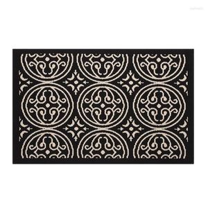 Tapis de bain Couverture en fibre de polypropylène Tapis de maison de style américain Porte Ménage Dépoussiérage avancé Tampons absorbants antidérapants