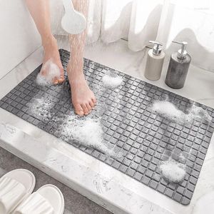 Tapis de bain Simple écologique TPE tapis de douche sécurité imperméable avec ventouse salle de bain femme enceinte plus âgée antidérapant