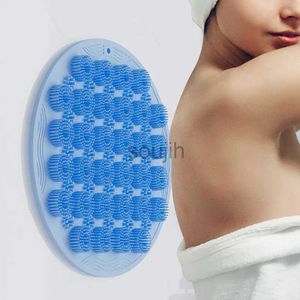 Herramientas de baño Accesorios Body Shower Cleaning Massage Massage Almohadilla exfoliante de la almohadilla del depurador Silicona Sincón trasero Anti-Slip Foot Clean Dead Skin Tool 240413