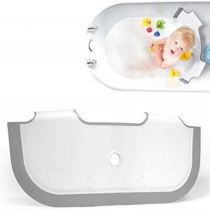 Baignoires Sièges Portable PP Baby Shower Baignoire Barrage Réglable Accessoires De Bain Économiser L'eau Déflecteur Silicone Ventouse Séparateur 230616