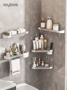 Estantes de baño, estante de ducha, sin taladro, organizador de esquina montado en la pared, soporte de plástico de lujo 230221