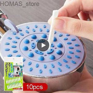 Pommeaux de douche de salle de bains, outils de nettoyage, pommes de douche, brosses de nettoyage, buses de théière, buses de bouilloire, petites brosses, cuisine, toilettes, trous de téléphone, anti-colmatage Y240