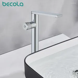 Robinets d'évier de salle de bain Becol de haute qualité Robinet de bain haut et court mélangeur à robinet froid BR-2024A96