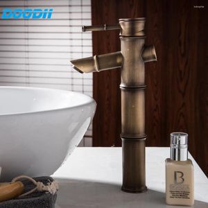 Grifos de lavabo de baño DooDii, grifo de cocina conciso contemporáneo, acabado en bronce antiguo, lavabo de latón, grifo de agua de una sola manija