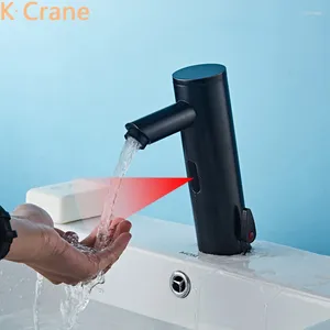 Robinets de lavabo de salle de bain motion de capteur infrarouge robinet mélangeur à eau froide bassin de robinet de robinet automatique Smart Musluk sans rubinetto orb