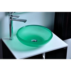 Lavabos de salle de bain Évier de comptoir rond en résine Lavabo de vestiaire coloré Lavabo en pierre à surface solide Rs38278 Drop Delivery Home Ga Dhs6U