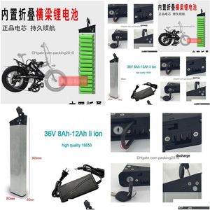 Batteries 36V 8.8AH li ion 12AH Battery 8AH 10AH Lithium BMS 10S pour 500W 350W E BICE SCCOTER BICYLE PLIBLE Ajouter 2A Charger Drop del Dhfqy