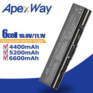 Batteries 4400mAh Batterie d'ordinateur portable PA3534U1BRS PA3535U1BAS pour le satellite Toshiba A505 Pro L550 L450 L300 A200 A210 A350 L500 A300 A500