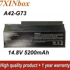 Batteries 7xinbox 14.8V 5200mAh A42G73 A43G73 Batterie d'ordinateur portable pour ASUS G53JW G53SW G53SX G73S G73JH VX7SX Series REMPLACIER BATTERIE